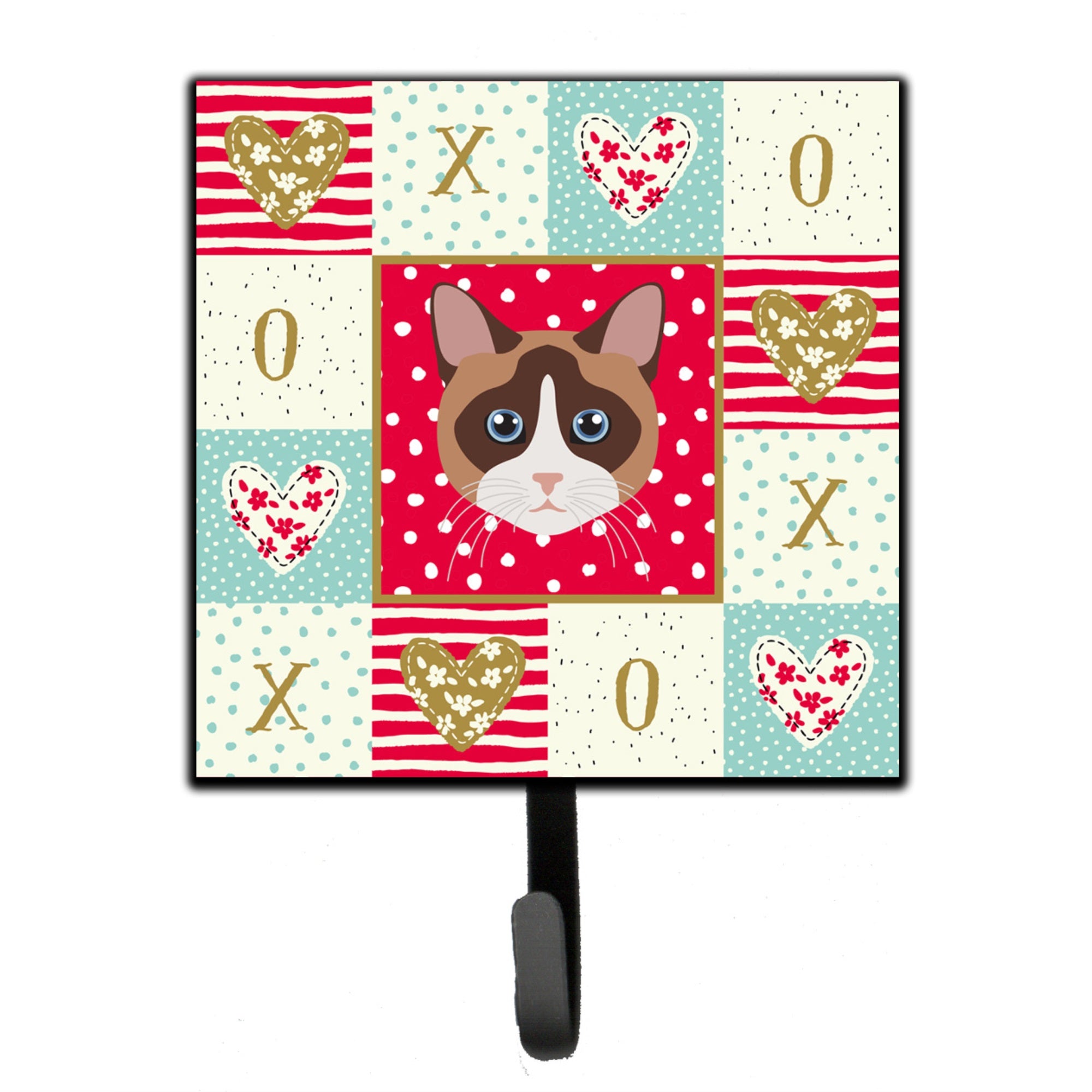 Snowshoe Cat Love Leash Or Key Holder